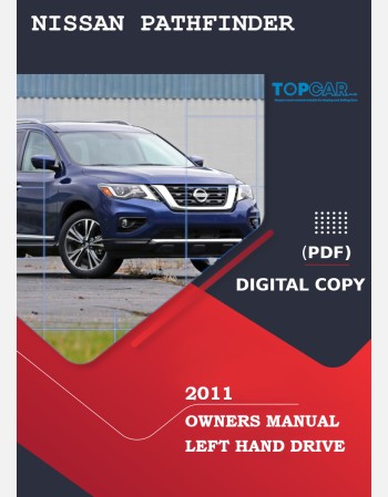 nissan pathfinder 2011 owners manual in english